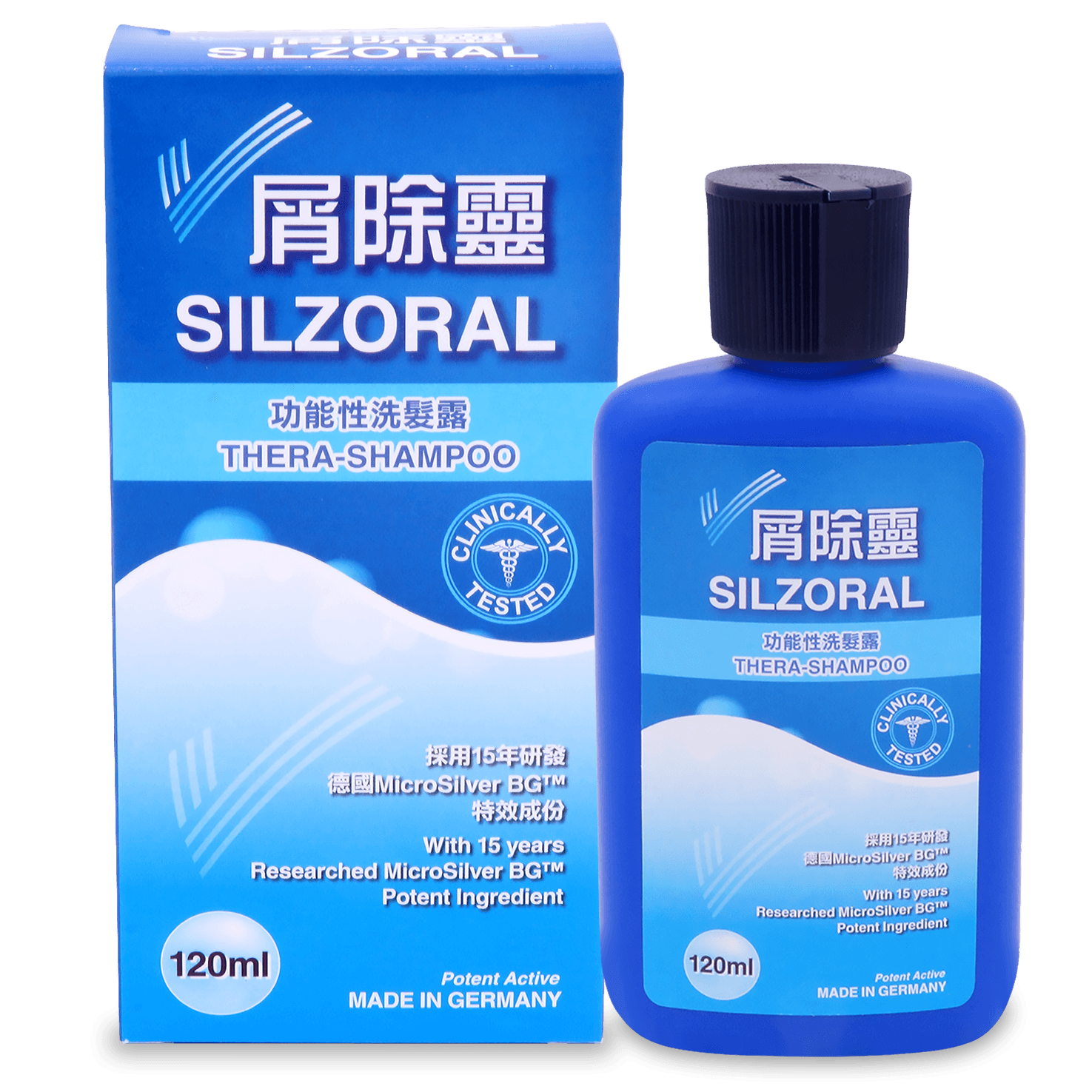 屑除靈功能性洗髲露120ML SILZORAL THERA-SHAMPOO 120ML